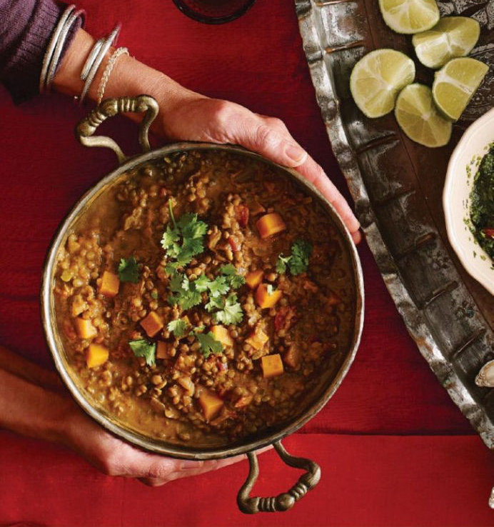 Squash and lentil Curry